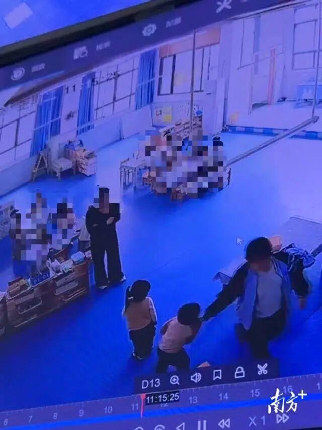 一幼儿园小孩耳朵被憨厚握裂？