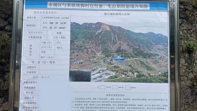 整座山都是空壳 村民“裂缝”求生 危山之下生命待救