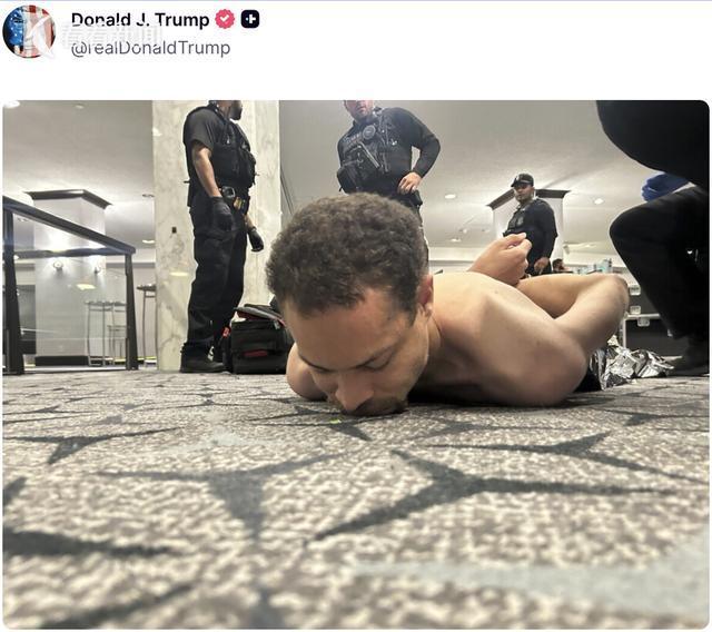 曝晚宴枪案嫌犯被按台阶上 特工成功制服