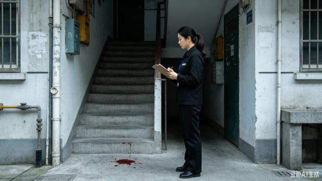 社工发现楼梯拐角有血 救回独居老人