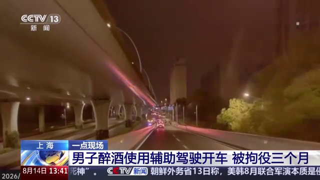 男子醉酒用辅助驾驶开车被拘役三个月