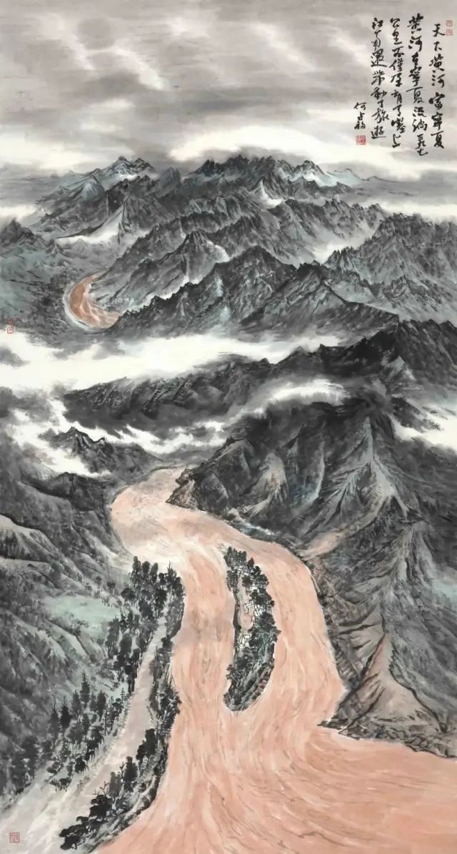 著名画家何占福：心中有山水  笔墨展气韵