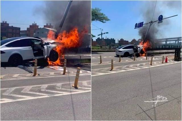 林志颖开特斯拉遭车祸，警方回应：无酒驾行为，头脸部受到轻伤