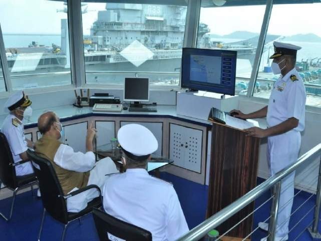 印度防长：要把航母母港打造成亚洲第一军港