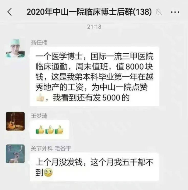 中山一院薪酬疑云:博士后成廉价劳力?