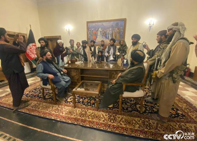 塔利班已控制阿富汗总统府