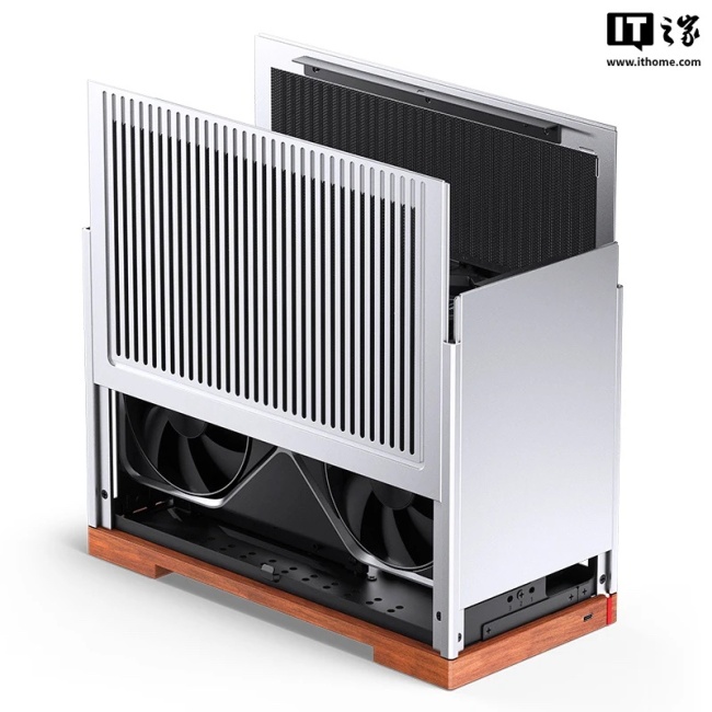乔思伯 ITX 机箱 T9 开售：实木底座 + 铝制面板 + 可调中框，799 元