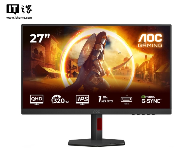 AOC 推出全新 GAMING G4 系列显示器：27/31.5 英寸 Fast IPS 面板，最高刷新率可达 320Hz