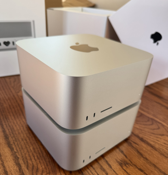 我全都要：苹果 M3 Ultra Mac Studio 叠加双英伟达 DGX Spark，AI 性能提升 2.8 倍