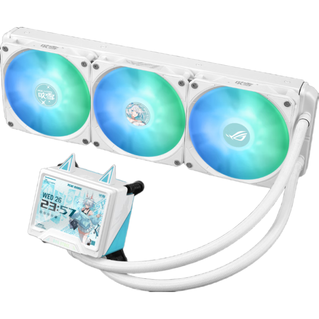 华硕 ROG STRIX 吹雪 360 LCD 方屏版水冷上市，1529 元
