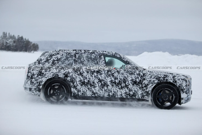 下一代劳斯莱斯库里南谍照曝光：设计更显力量感，有望采用纯电驱动