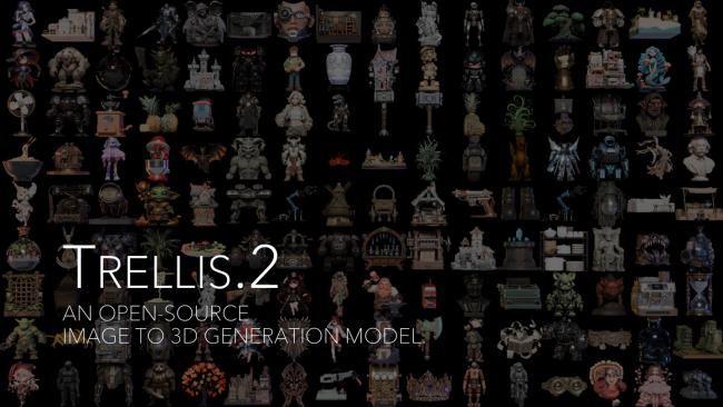 图片一键变身高精度 3D 模型，微软开源最新 AI 工具 TRELLIS.2