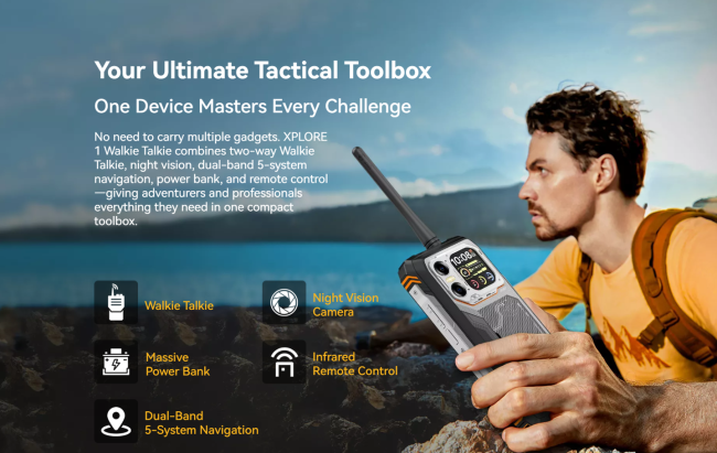 自带对讲机功能的手机：Blackview Xplore 1 发布，天玑 7050 芯片