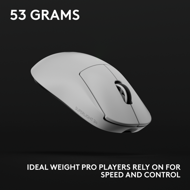 罗技 G PRO X Superlight 2c 鼠标现身海外电商,更紧凑 53g 设计