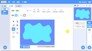 如何用Scratch制作蓝天背景