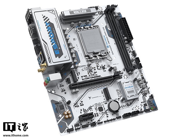 H810“坐拥”USB4,749 元铭瑄 MS-eSport H810M WIFI ICE 主板首销