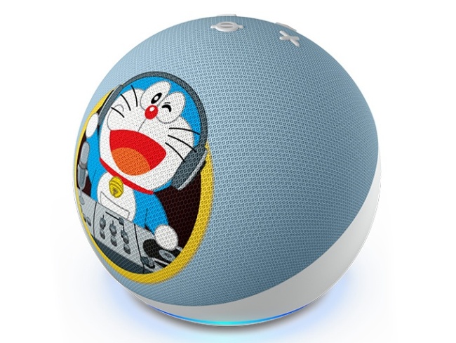 亚马逊在日推出哆啦 A 梦特别版第 5 代 Echo Dot 智能音箱