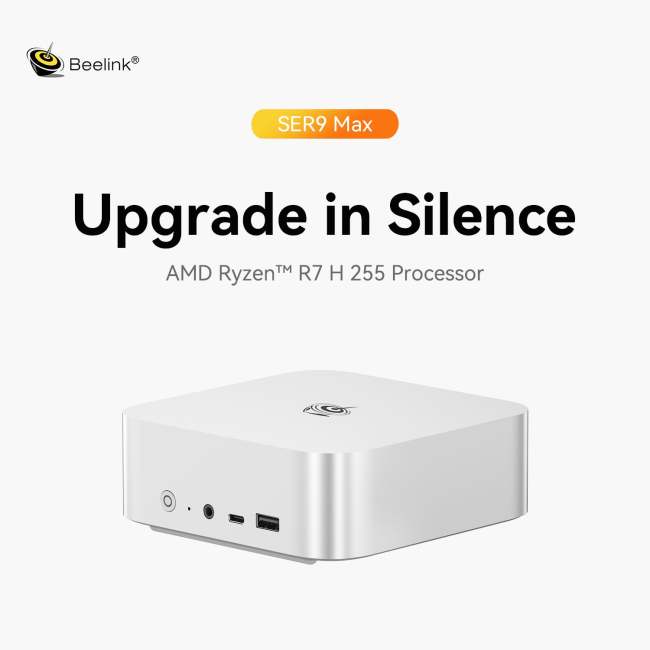 零刻推出 SER9 Max 迷你主机：锐龙 7 H 255，搭载万兆 RJ45 网口