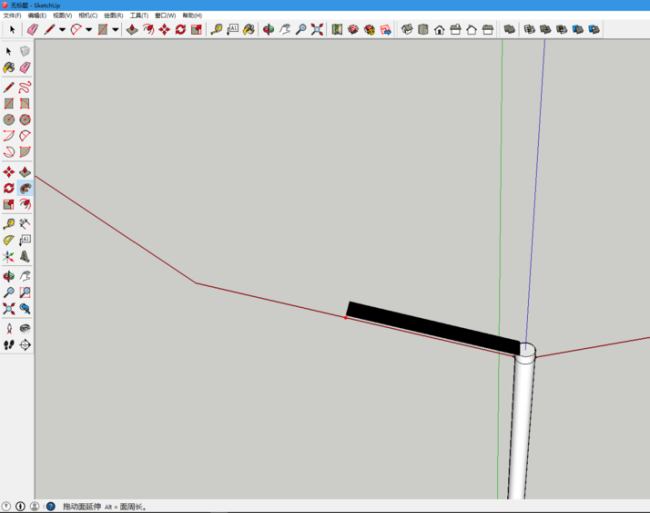 sketchup怎么创建一个羽毛球拍的模型