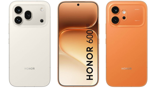 荣耀 600/Pro 手机渲染图曝光：2 亿主摄、9000mAh 电池