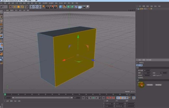 C4D怎么使用挤压与内部挤压建模