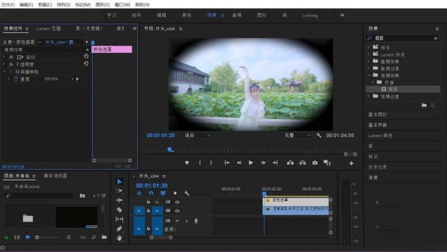 premiere视频怎么制作眨眼效果