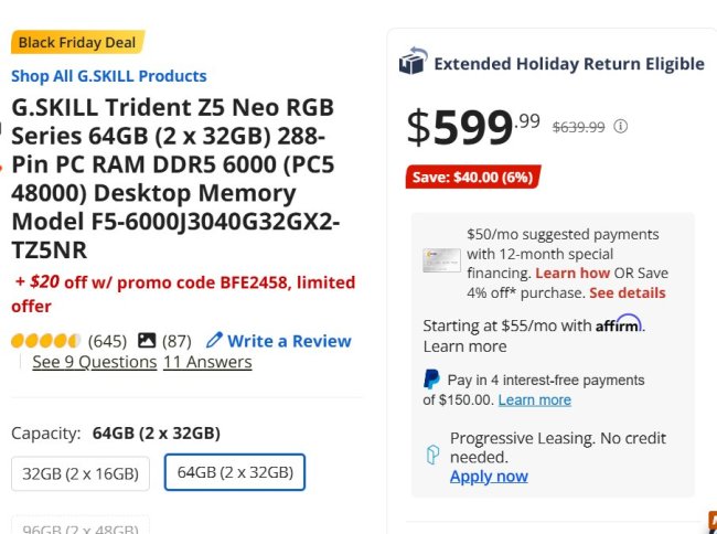 国外网友受不了了！64GB内存售价比一台PS5还贵