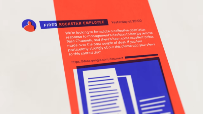 R星解雇34名员工内部消息曝光! 仅因讨论工作政策