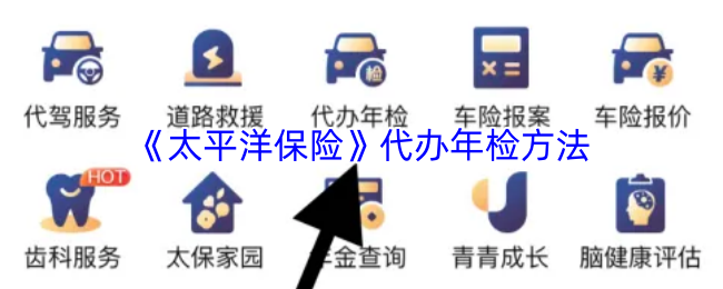 《太平洋保险》代办年检方法