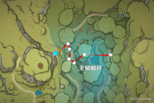 原神树王圣体菇全收集路线