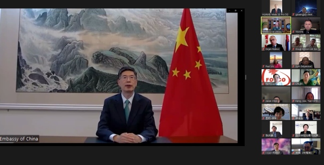 驻加拿大使馆举行庆祝建军95周年线上招待会