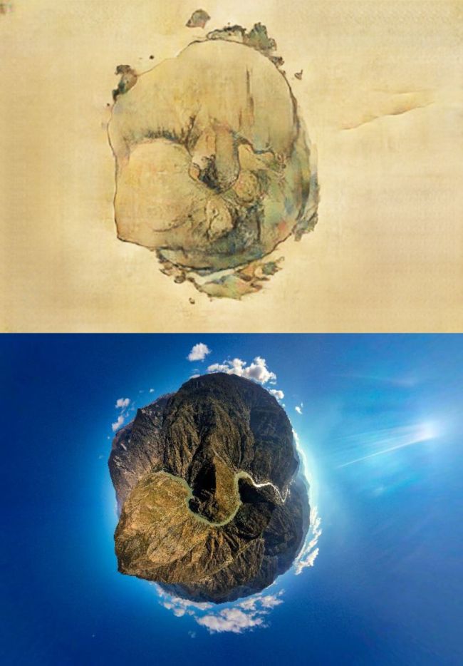  如果古人穿越到今天畫幅畫 