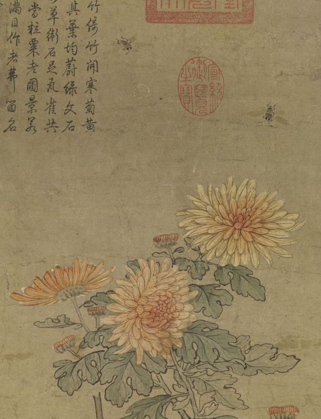 故宫藏画里的“持螯赏菊”：写得东篱秋一株