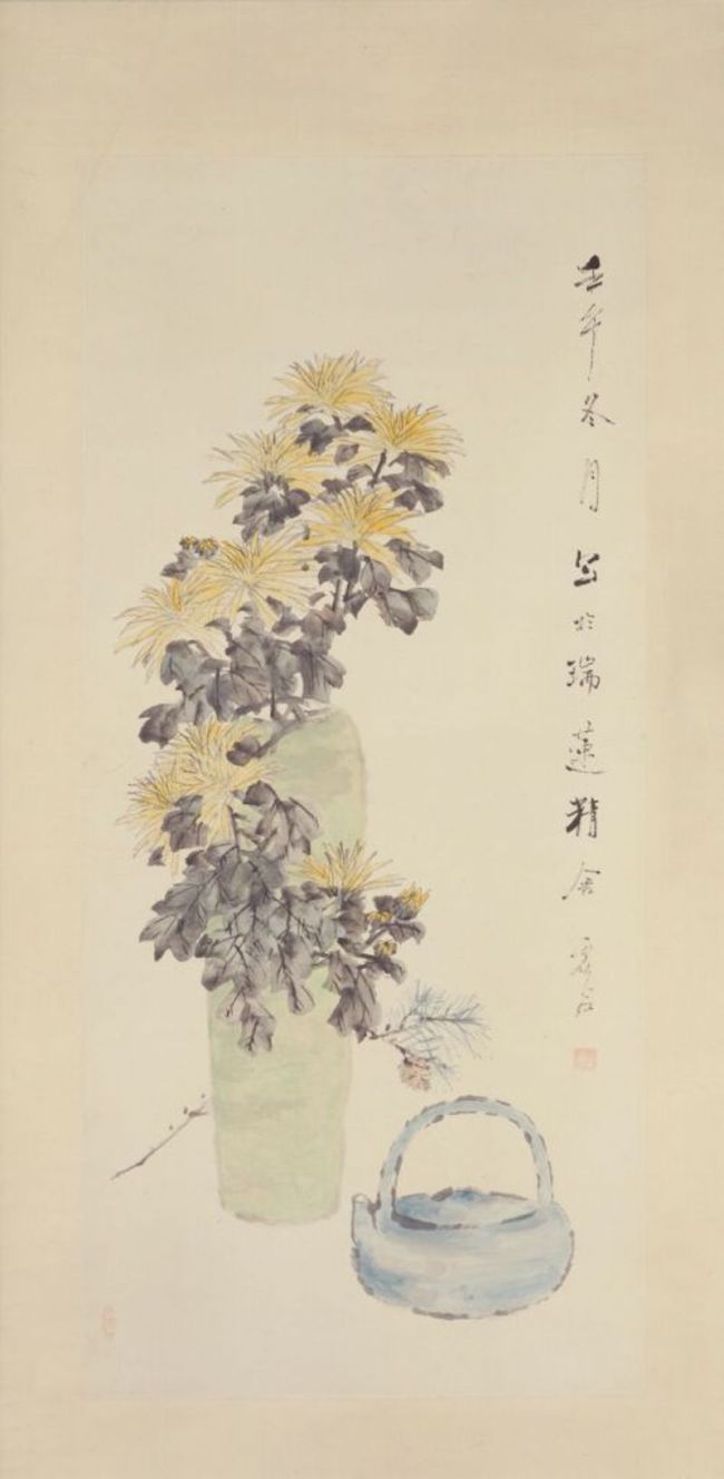 故宫藏画里的“持螯赏菊”：写得东篱秋一株