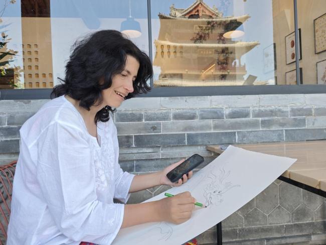 鹿苑国际水彩艺术季点亮大同马家小村，艺术画笔绘就乡村振兴新图景