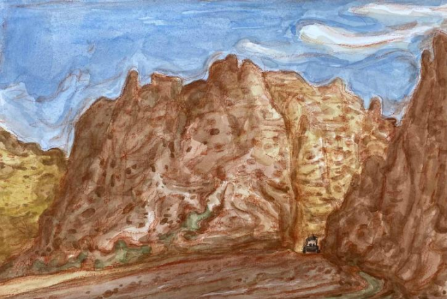 笔墨问道石林 神韵写意黄河：走遍中国·甘肃——伟德bv国际体育官网美术家写生创作行动走进景泰