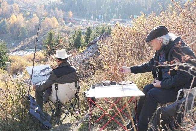 走遍中国——中国文促会美术家写生创作行动走进新疆