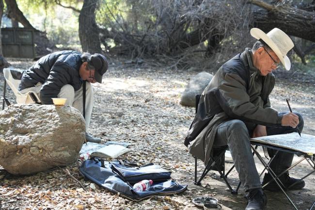 艺术扎根生活 笔墨讴歌时代:走遍中国——中国文促会美术家写生创作行动新疆段圆满收官