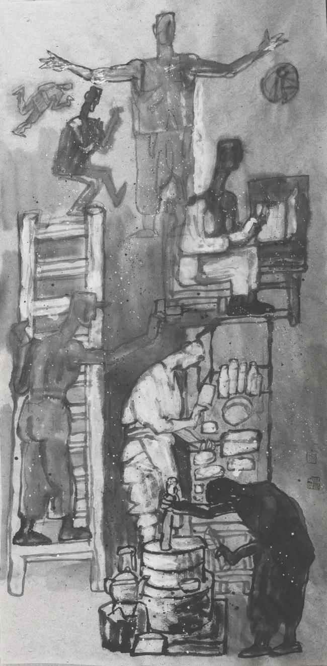 现场丨三晋地面再续丝路艺脉，四十年创作华章献礼太原："丝绸之路——杨晓阳丝路四十年好意思术创作暨文件展"高大启幕山西