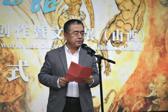 现场丨三晋地面再续丝路艺脉，四十年创作华章献礼太原："丝绸之路——杨晓阳丝路四十年好意思术创作暨文件展"高大启幕山西