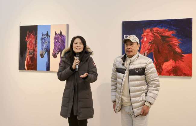 骏色启新程艺韵暖京华——赵斌《骏色新程》个展于798永乐现场画廊恢弘开幕