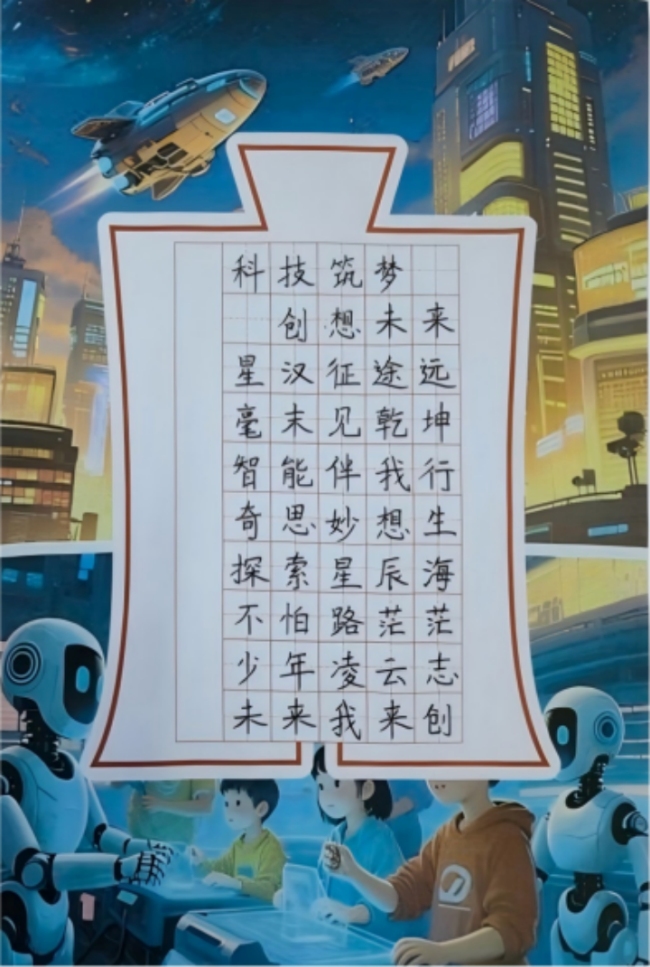 ​铁画银钩·童趣天成