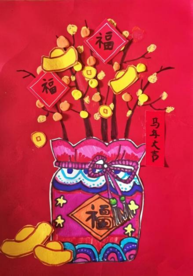 少儿画笔下的非遗生活画卷