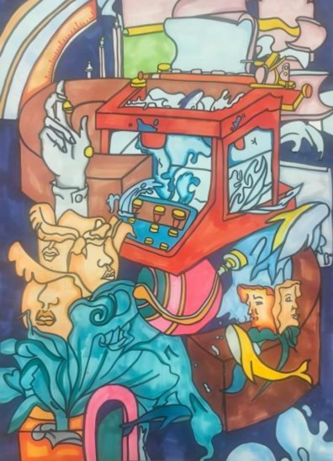 少儿画笔下的非遗生活画卷