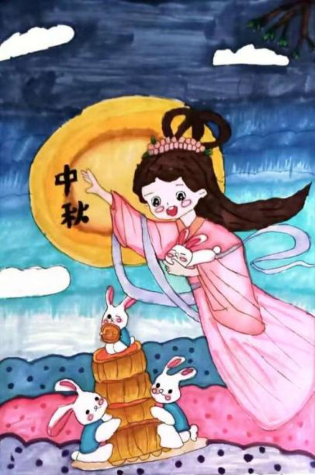 少儿画笔下的非遗生活画卷