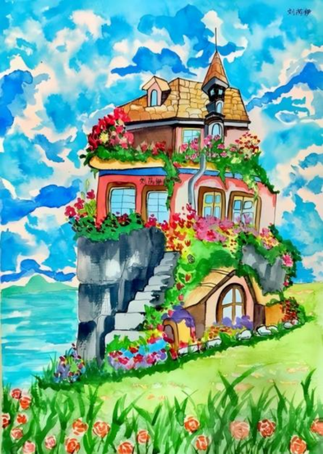 少儿画笔下的非遗生活画卷