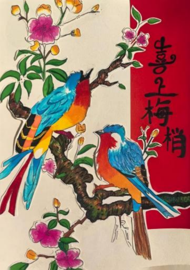 少儿画笔下的非遗生活画卷