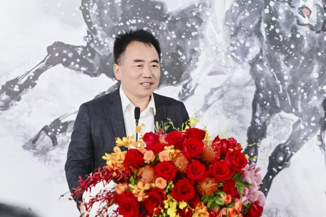 云巅驰骋 马到平安——马欣乐主题画展开幕式在深圳平安金融中心隆重举行