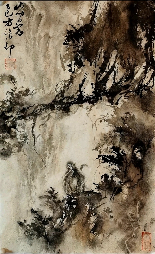 墨香里的17岁：方紫印国画境界