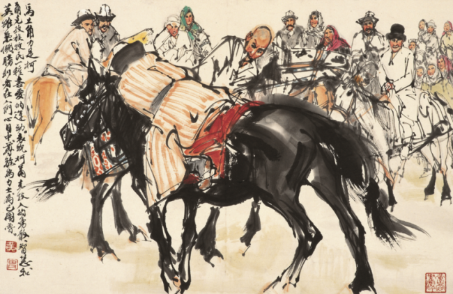 “驰骋万里 大美新疆——黄胄、马欣乐师生画展”将于乌鲁木齐市美术馆启幕